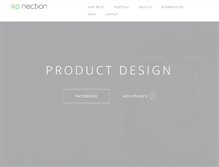 Tablet Screenshot of nectiondesign.com